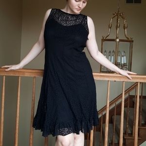 JESSICA HOWARD Black Pokidot Dress 12